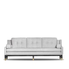 21st Century Mr. Jones Sofa, 100% Baumwollsamt und Eiche Natur, von Duistt