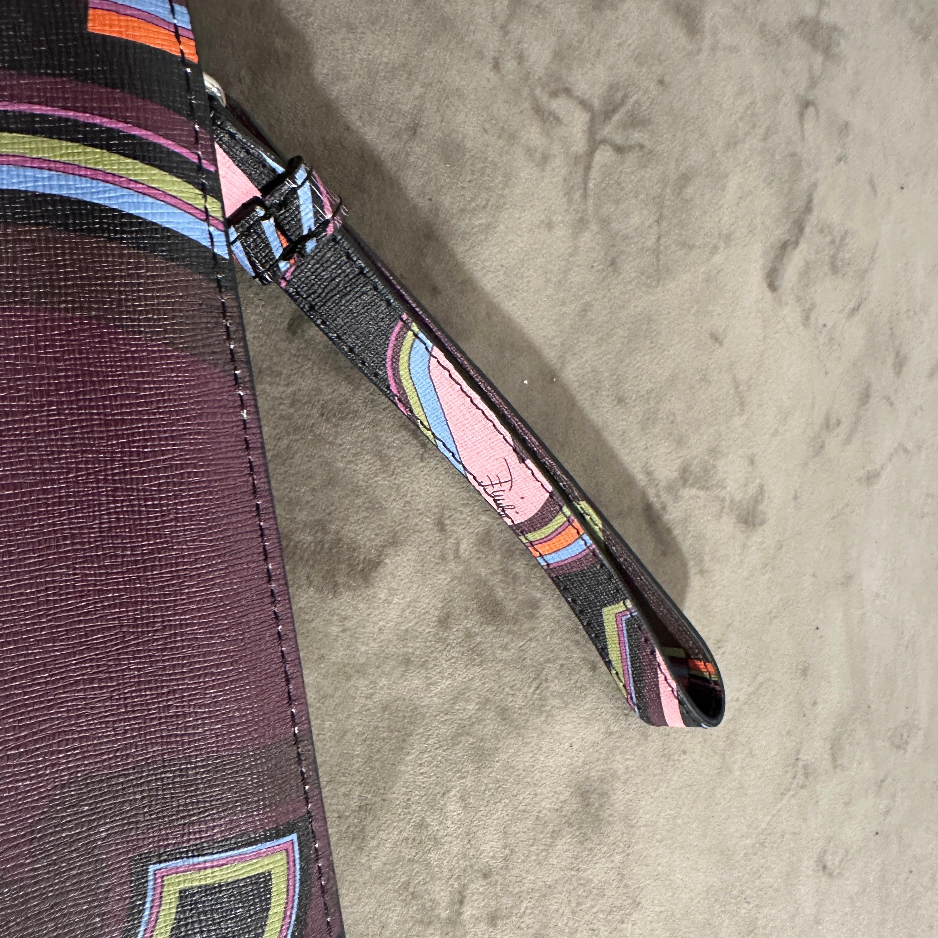 21st Century Multicolored Geometric Pochette by Emilio Pucci For Sale 2