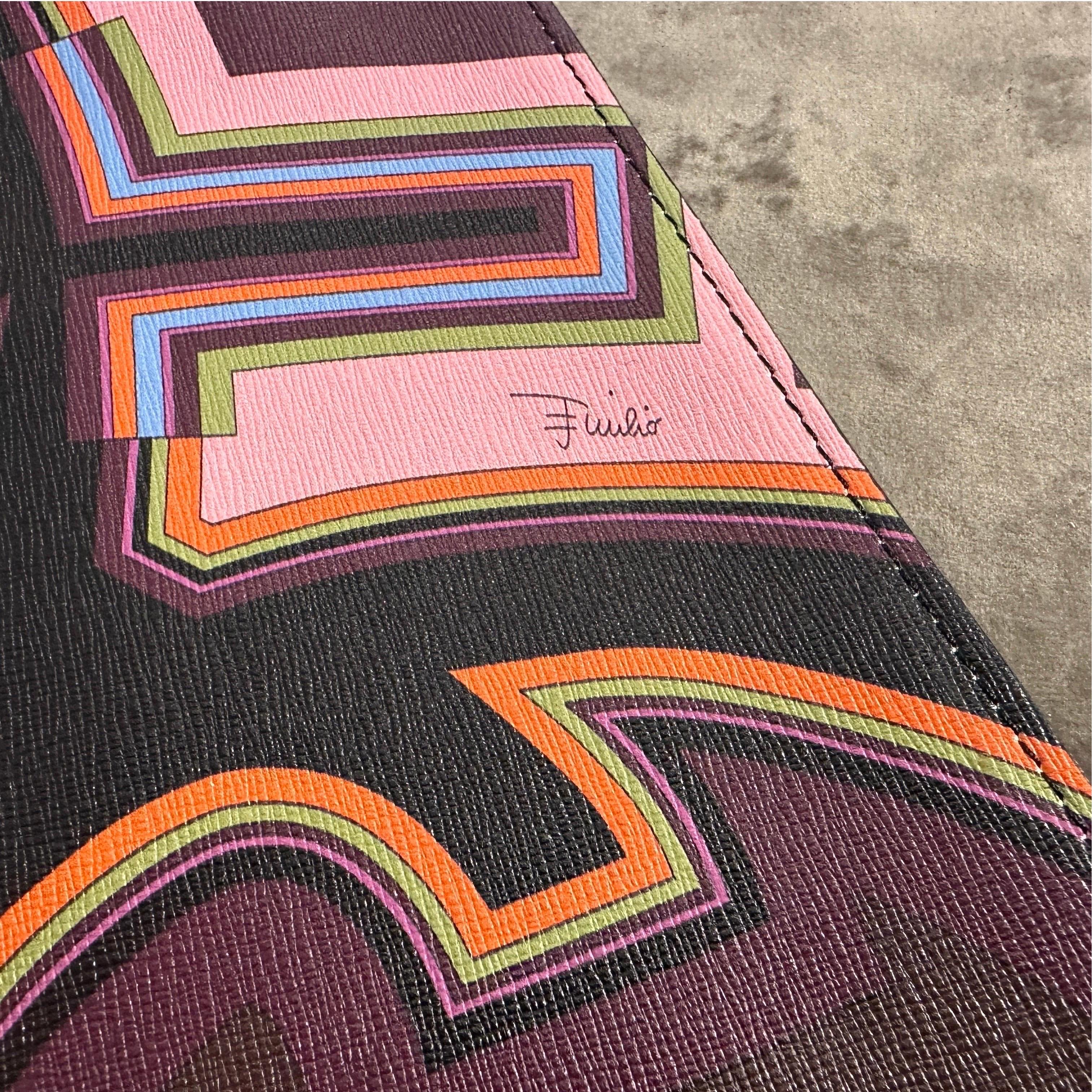 21st Century Multicolored Geometric Pochette by Emilio Pucci For Sale 4