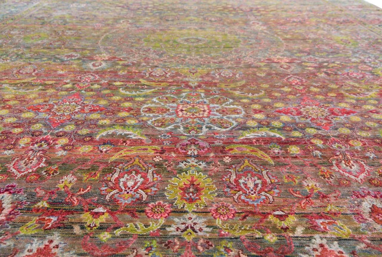 Our Sari Silk collection consists of stand out contemporary pieces with an element of established design, hand woven in Jaipur, India using the highest quality recycled Sari Silk. 
What makes this collection so unique is that no two Sari Silk rugs