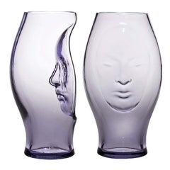 21st Century Murana Glass Vase in Wistaria by Fabio Novembre