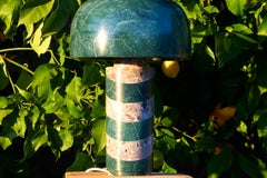 21st Century Mushroom Sculpture Marble Lamp Designed by Arch. Pierre Gonalons