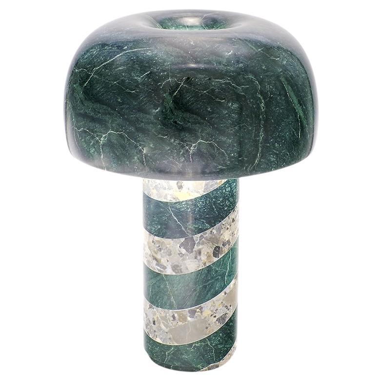 21st Century Mushroom Sculpture Marble Lamp Designed by Arch. Pierre Gonalons