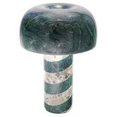 21st Century Mushroom Sculpture Marble Lamp Designed by Arch. Pierre Gonalons