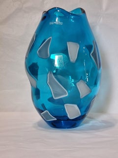 21st Century NasonMoretti Murano Blown Glass "Balkani" Vase, Italy, 2023
