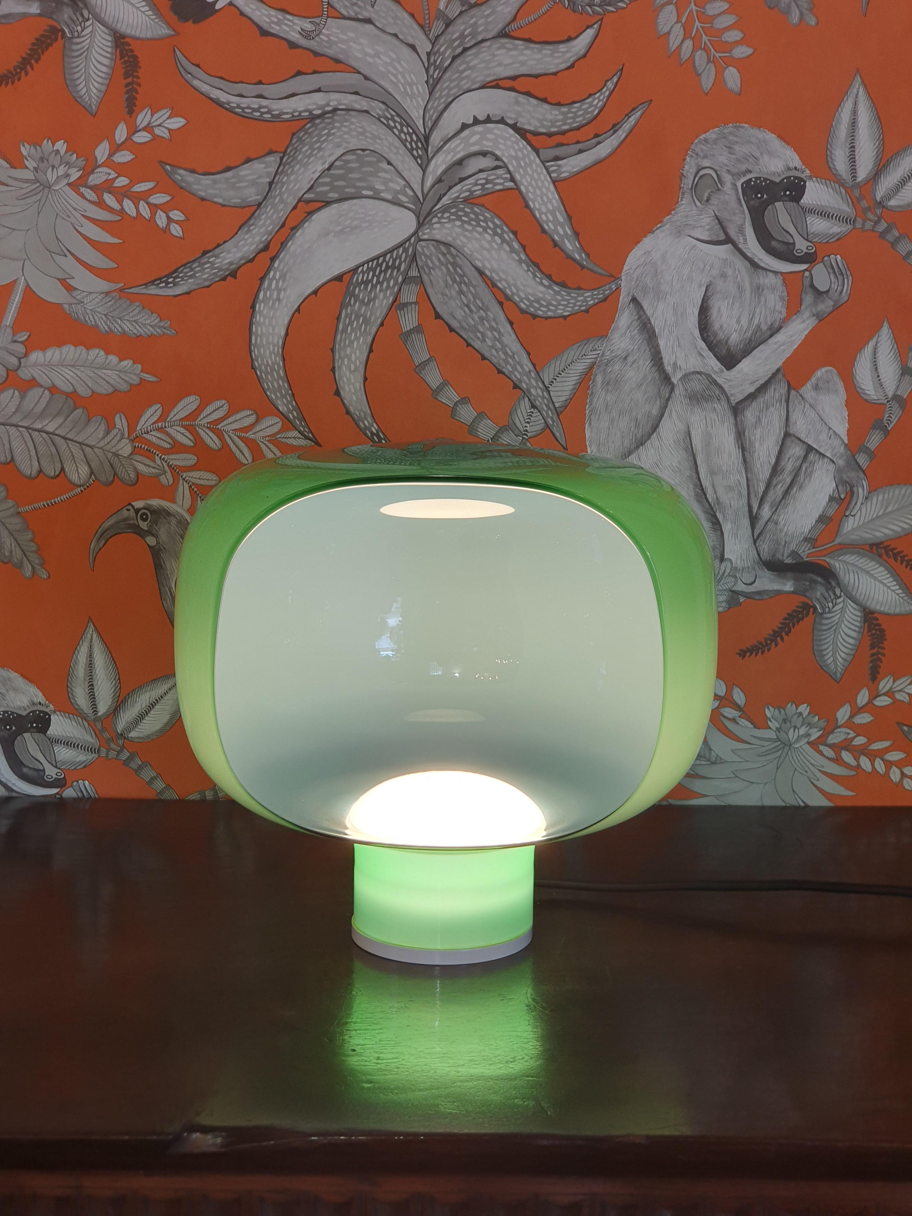 Other 21st Century NasonMoretti Murano Blown-Glass Table Lamp, Italy, 2021