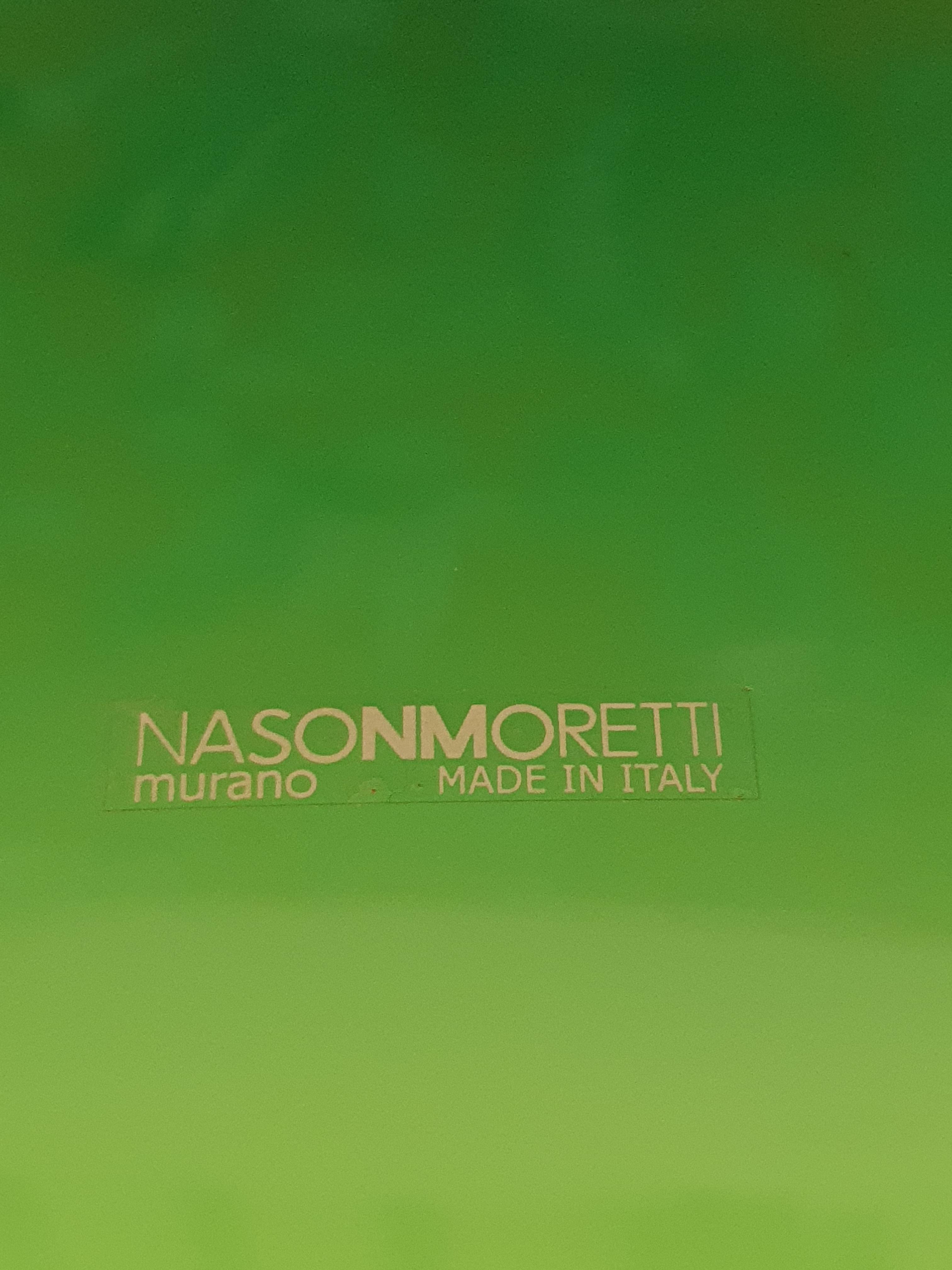 21st Century NasonMoretti Murano Blown-Glass Table Lamp, Italy, 2021 In New Condition In Cagliari, IT