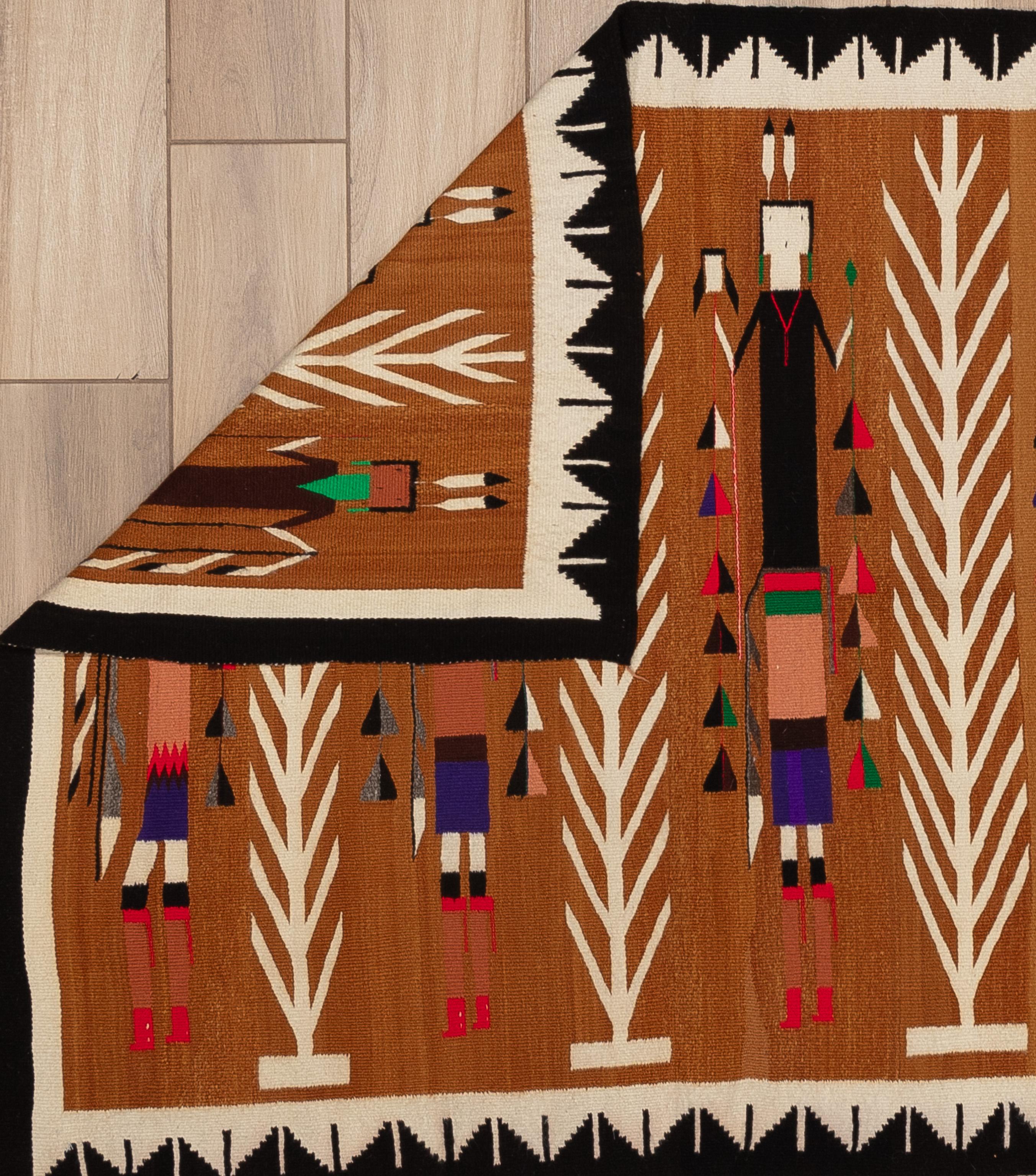 Hand-Woven 21st Century Navajo For Sale