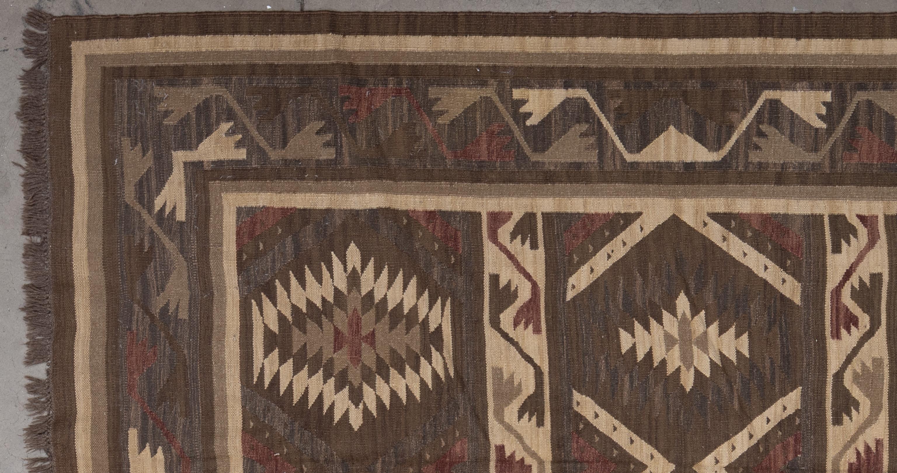 Navajo-inspirierter Teppich des 21. Jahrhunderts (Stammeskunst) im Angebot
