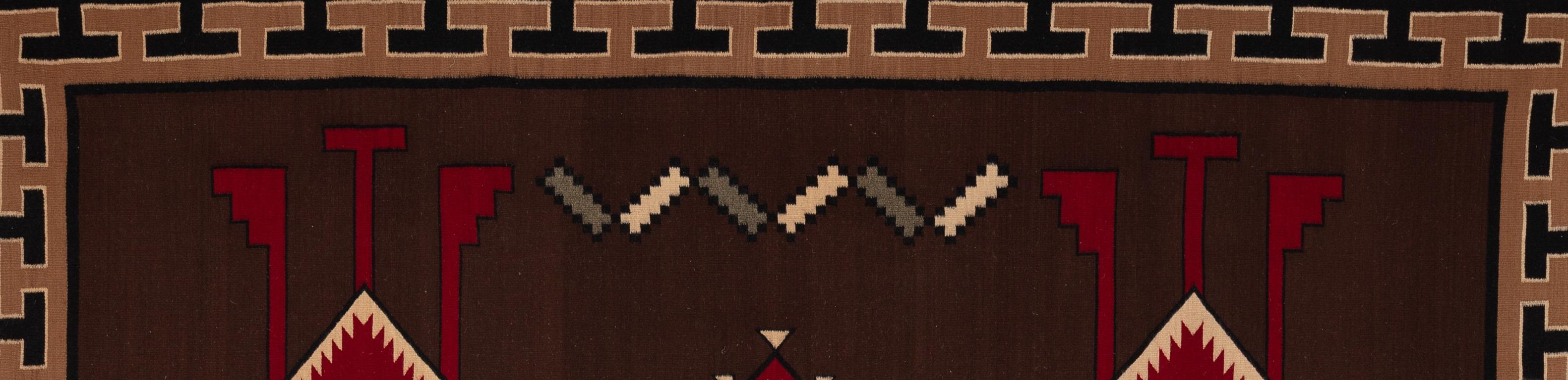 Navajo-inspirierter Teppich des 21. Jahrhunderts (Mexikanisch) im Angebot