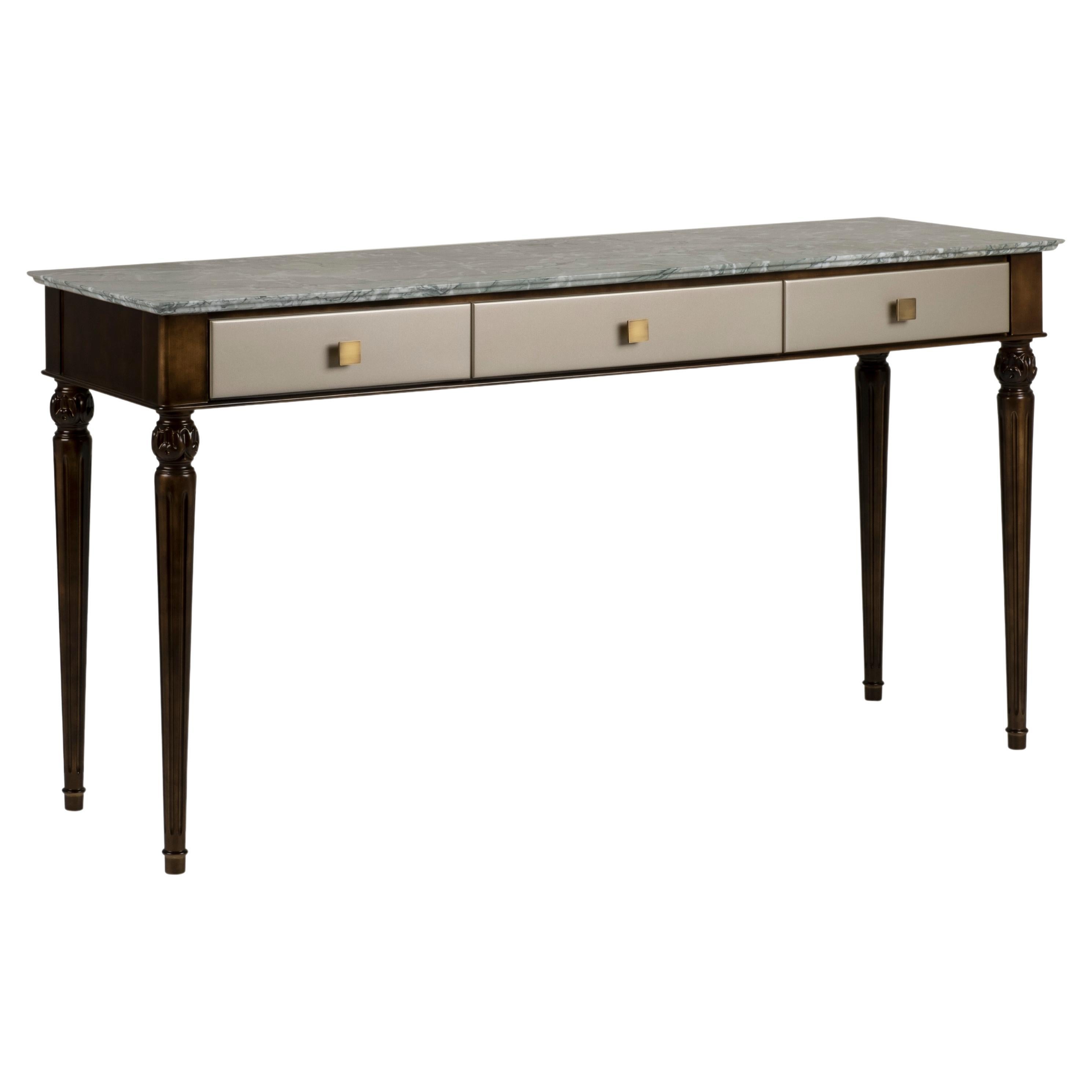 21st Century Neoclassical Qatar Console Handcrafted Portugal by Greenapple 
