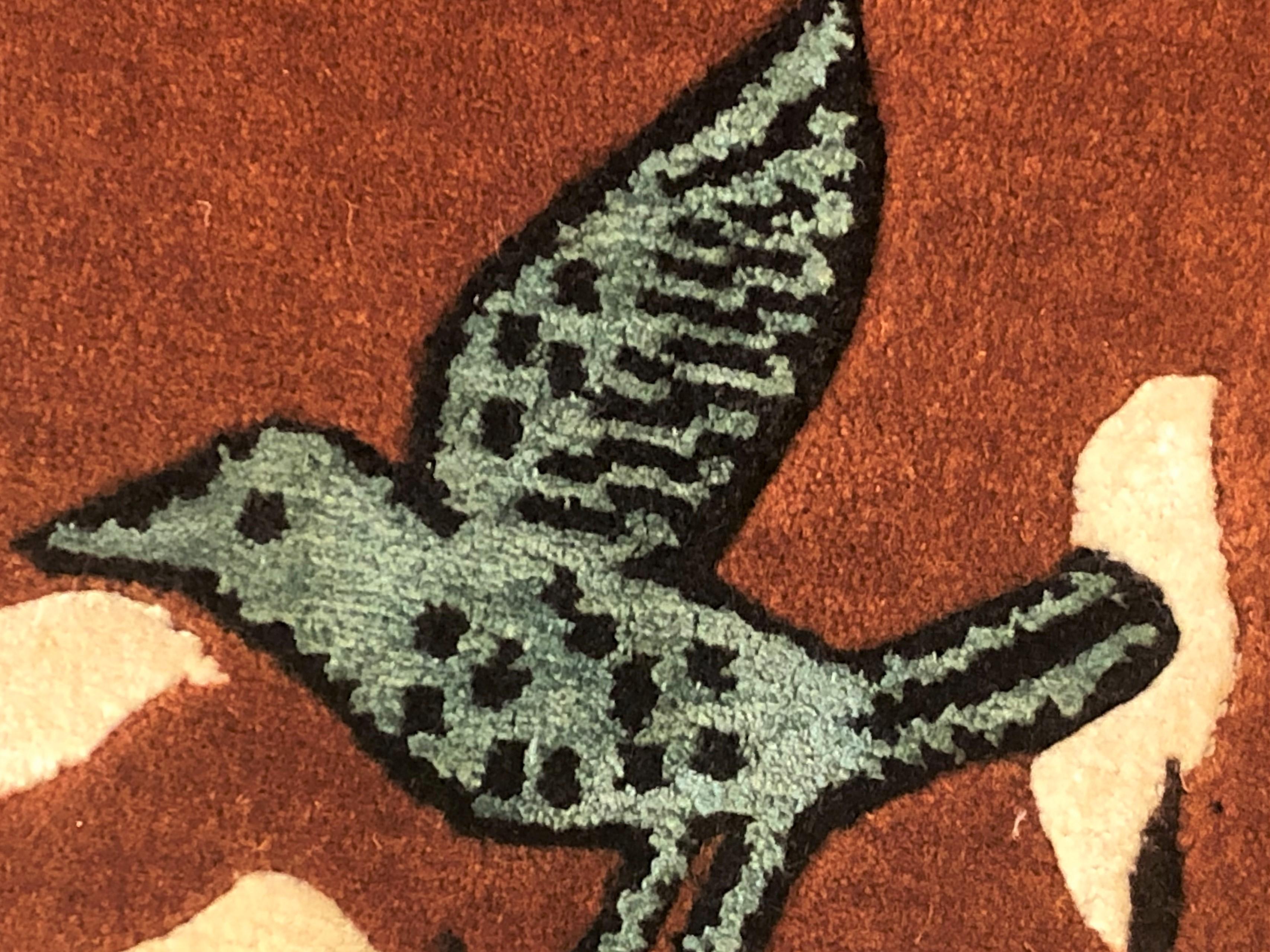 Nepal, handgefertigter Teppich des 21. Jahrhunderts von Linde Burkhardt „Dalle Gioie degli Etruschi“ im Angebot 6
