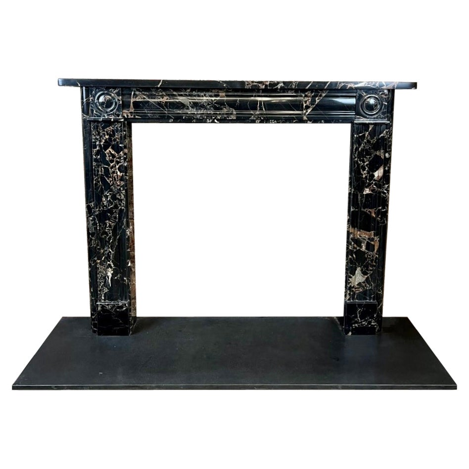 21st Century Nero Portoro Marble Bullseye Surround For Sale