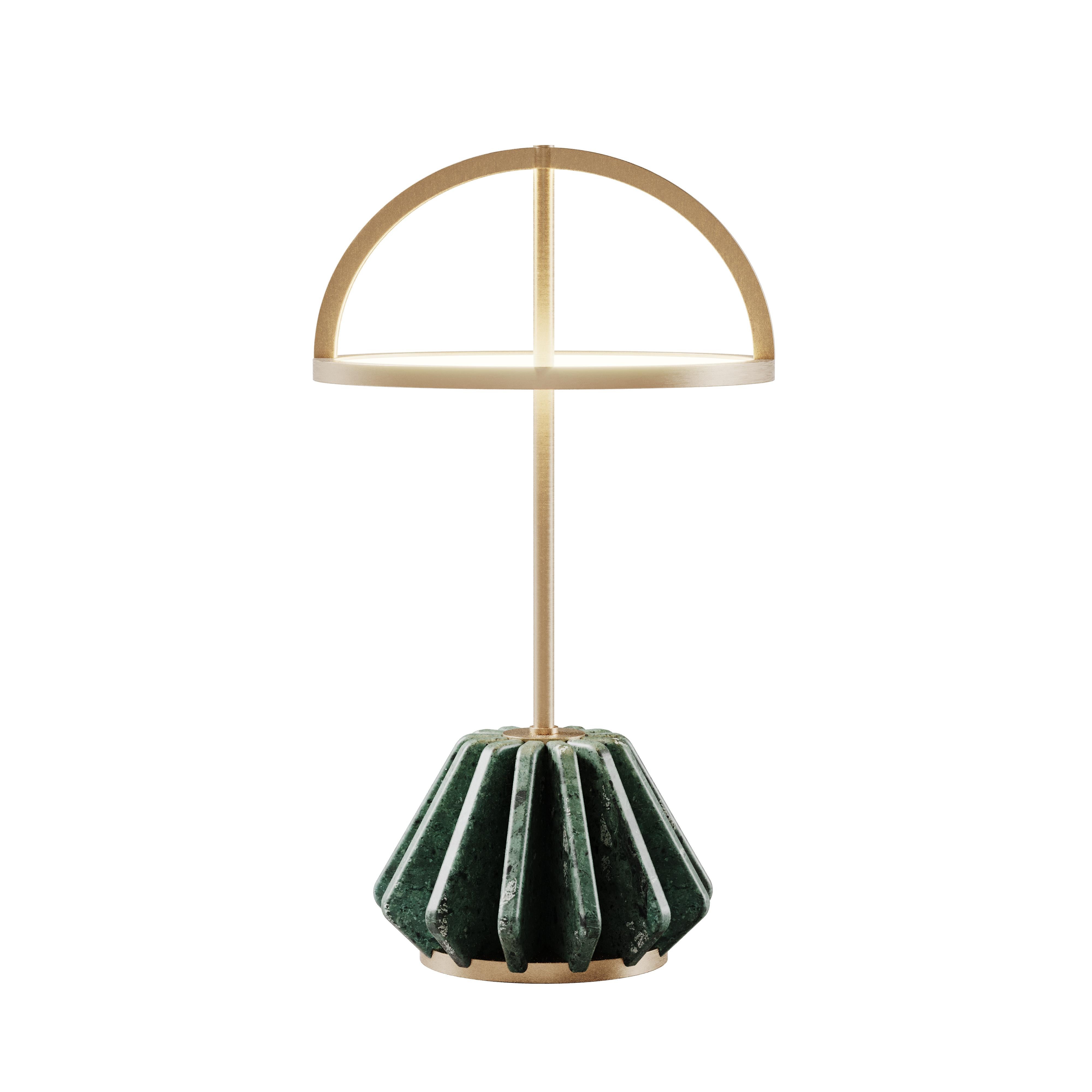 21st Century Nevada I Table Lamp Marble Brass In New Condition For Sale In RIO TINTO, PT