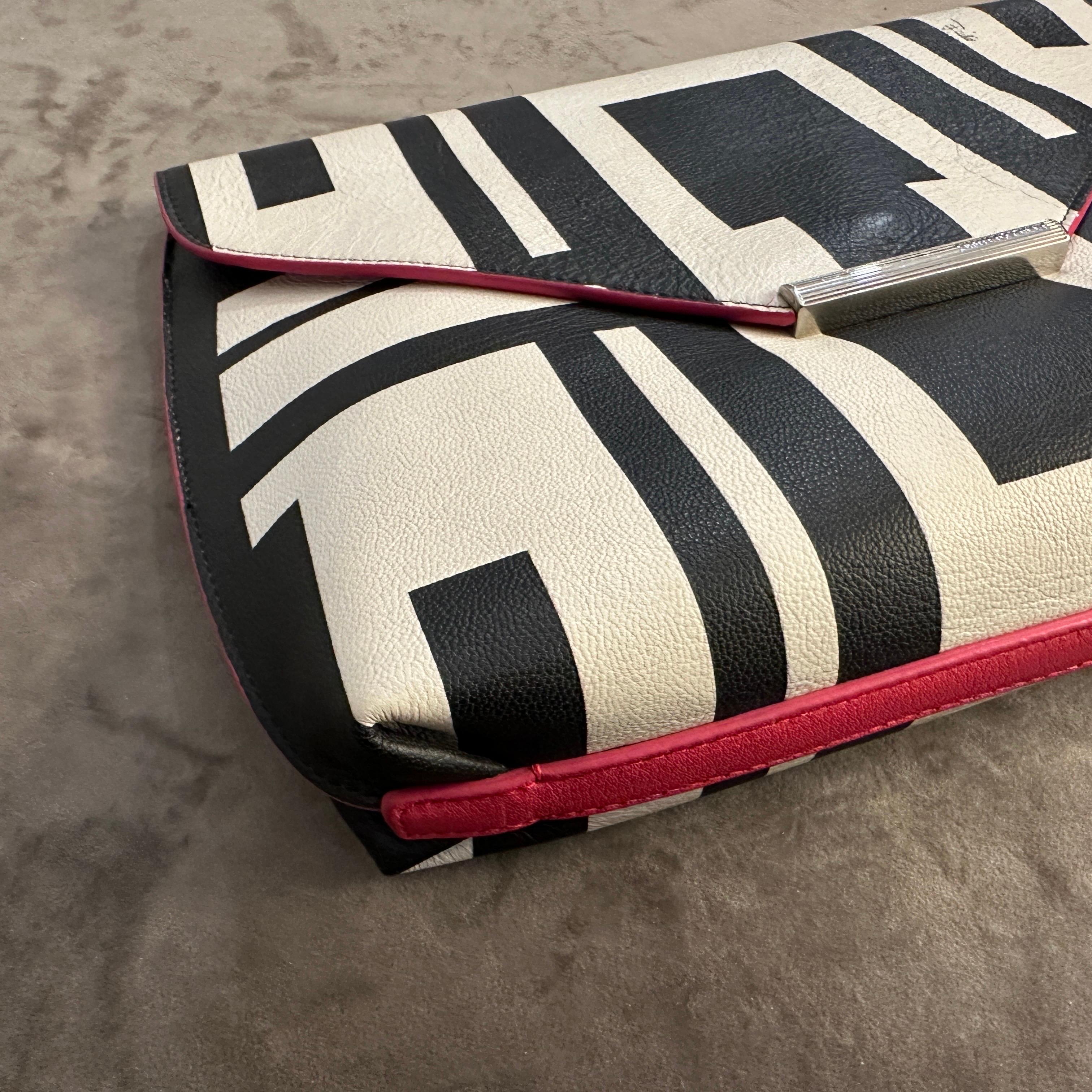 21st Century Never Used Black and White Clutch Bag by Emilio Pucci For Sale 2
