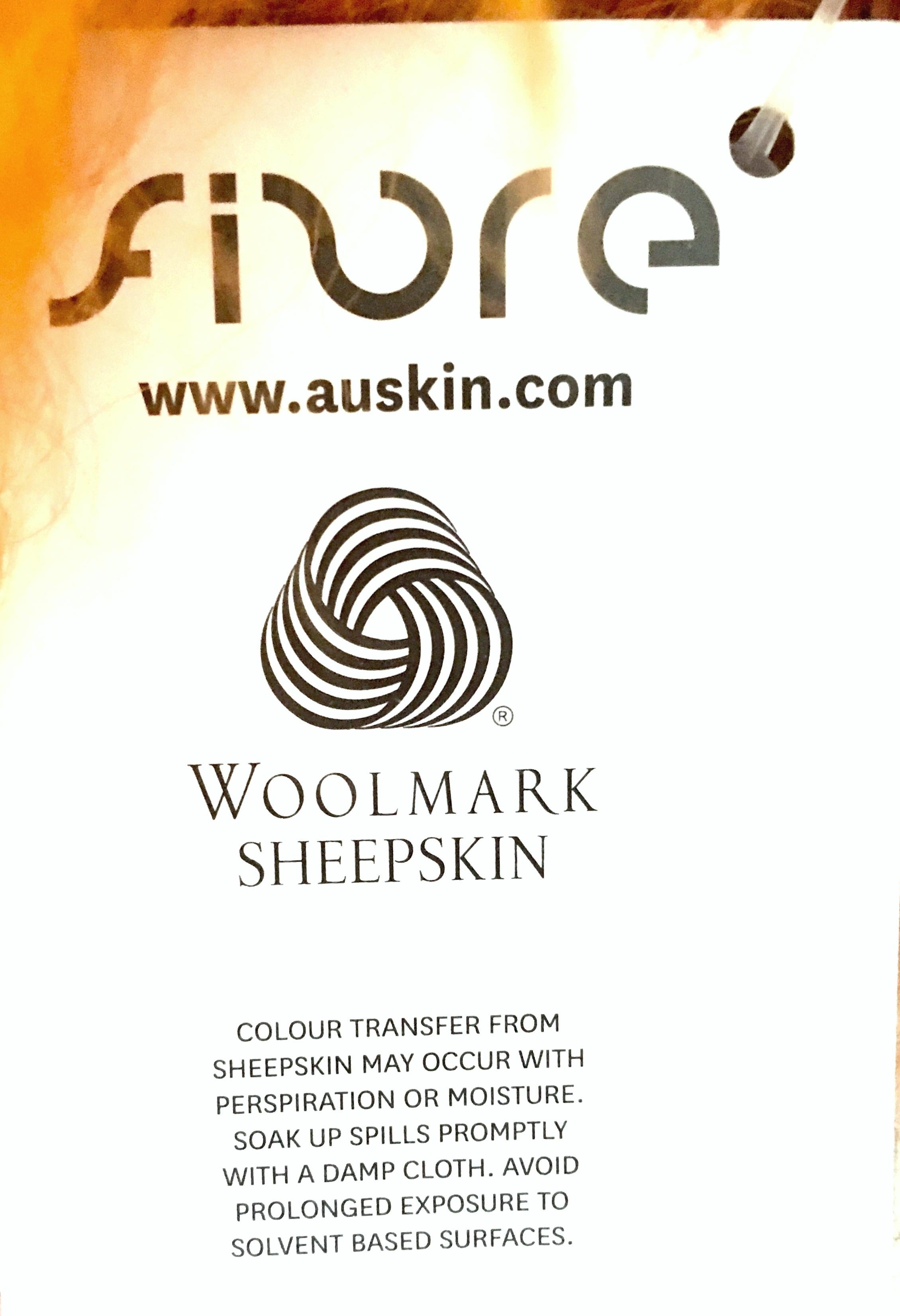 21st Century and New Australian Sheepskin Long Fur Pillow by, Auskin For Sale 2