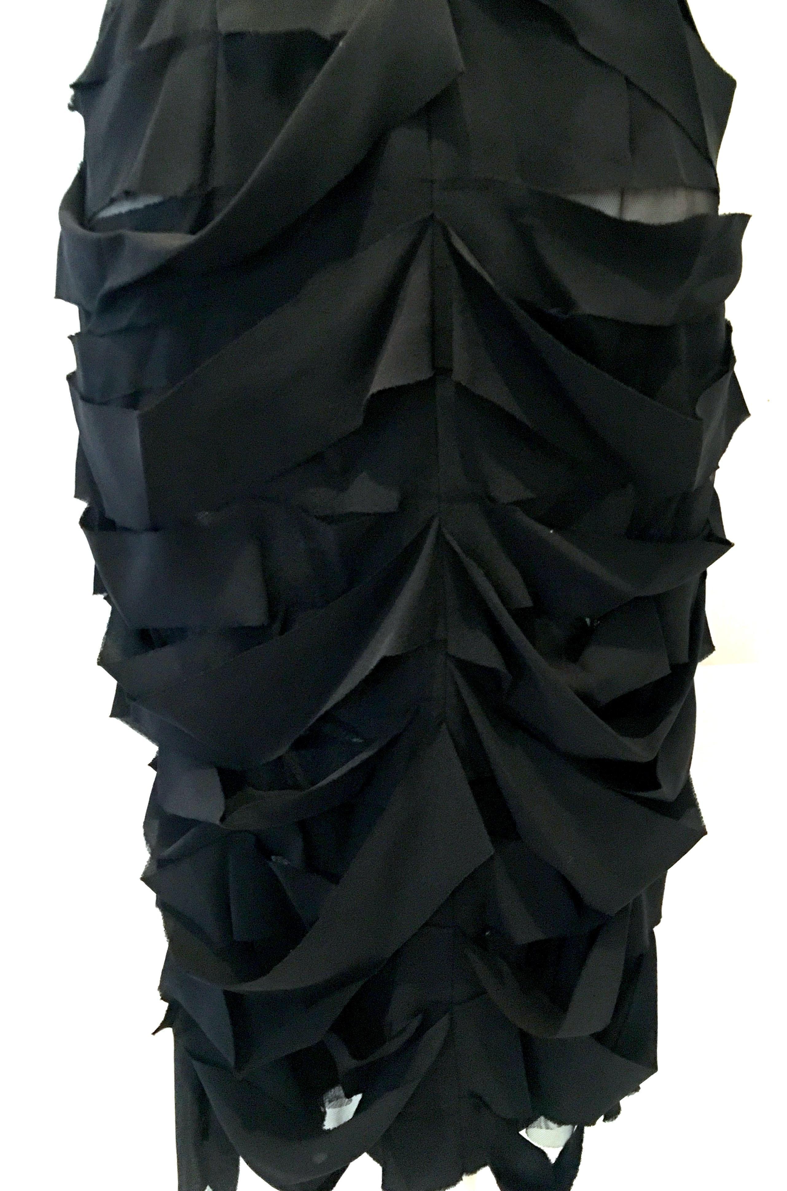 21st Century & New Black Silk Dress By, Nina Ricci Paris 10