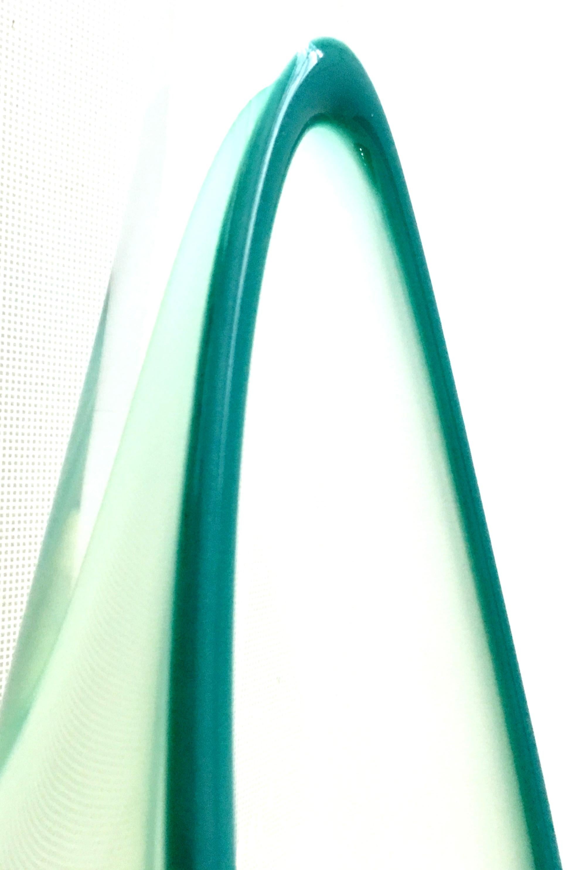 21st Century and New Blown Art Glass Organic Modern Sculptural Vase For Sale 4