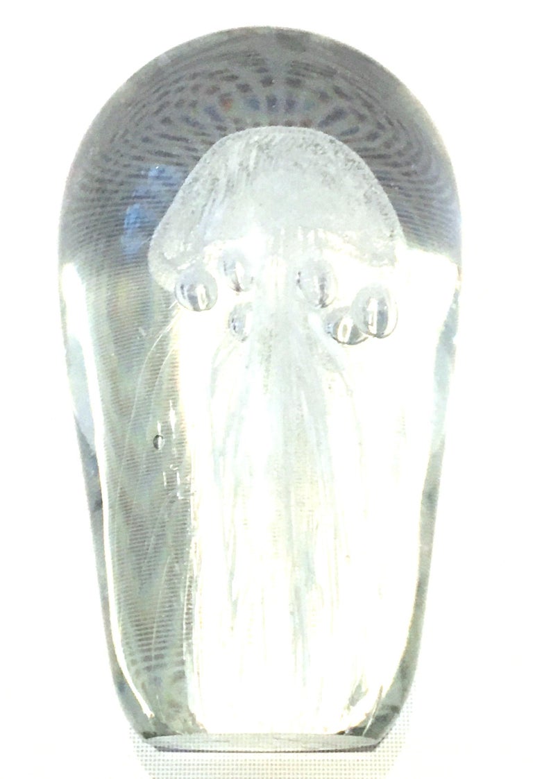 21st Century and New Hand Blown Art Glass Jellyfish Sculpture For Sale ...