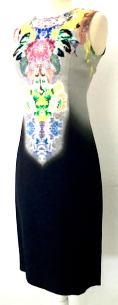 21st Century New Italian Etro Print Fade Sheath Dress - Size 6