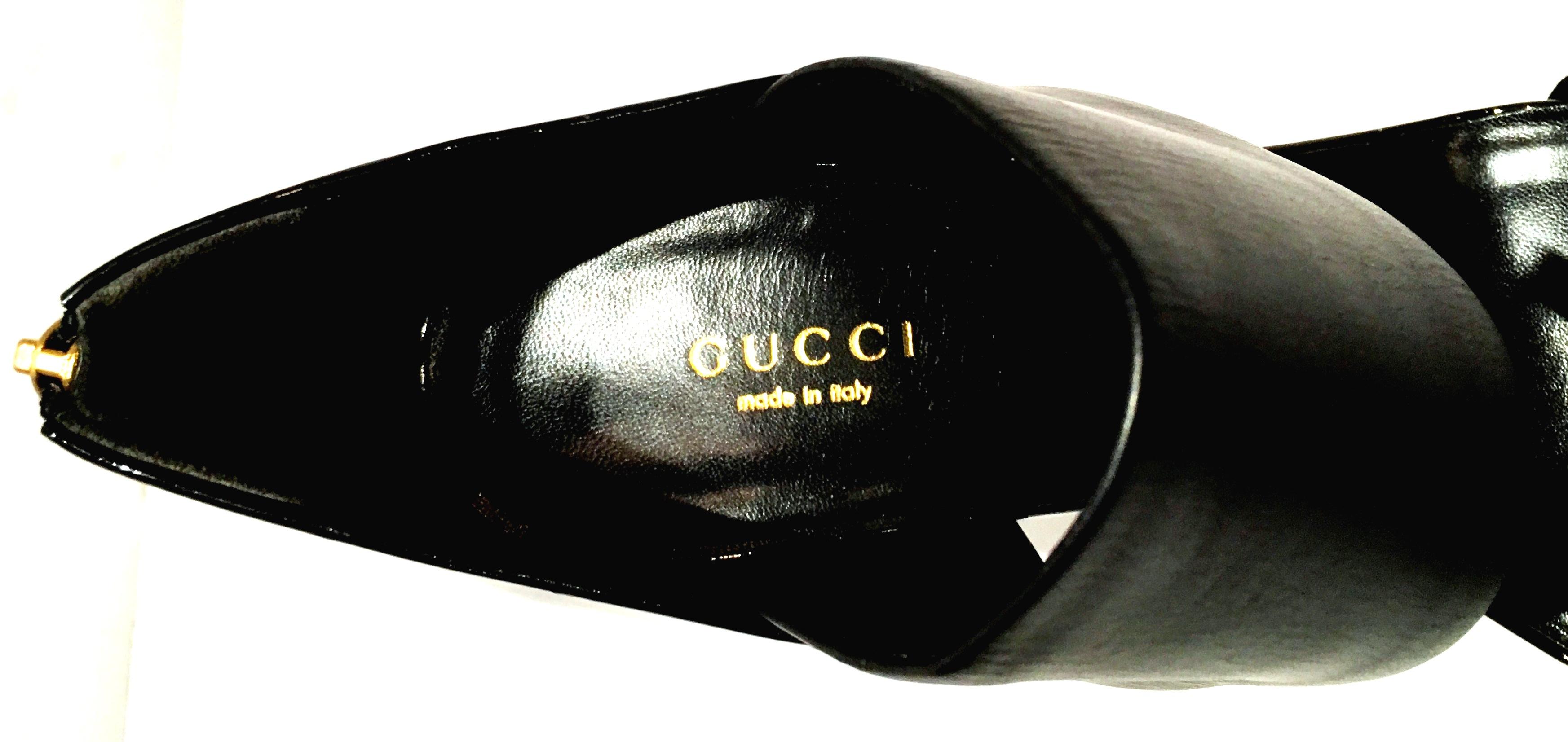 21st Century & New Italian Leather Platform Sandals By, Gucci 10