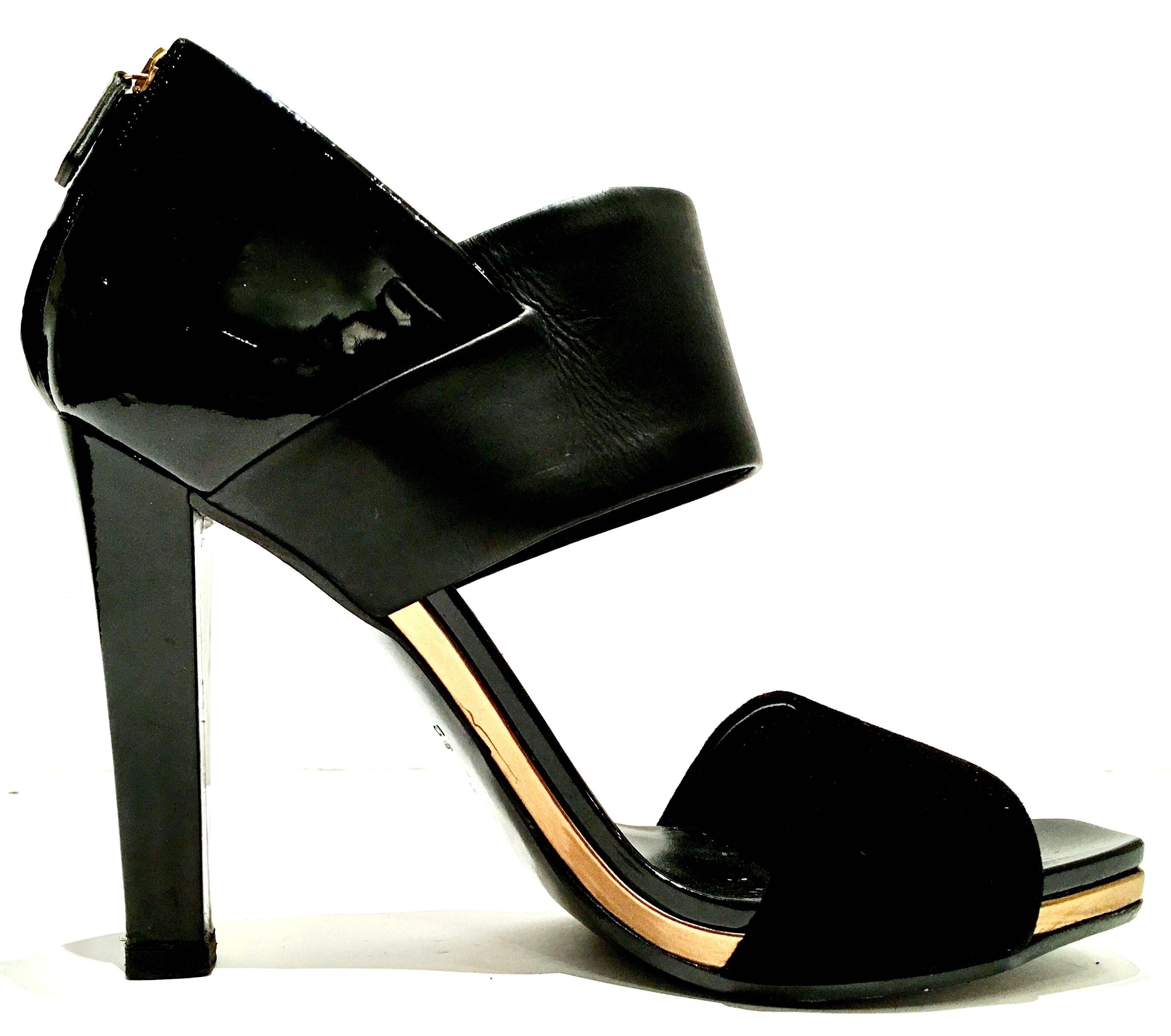 21st Century & New Italian Leather Platform Sandals By, Gucci 3