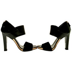 21st Century & New Italian Leather Platform Sandals By, Gucci