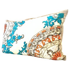 21st Century & New Moroccan Style Silk Embroidered Down Pillow by, Sivaana