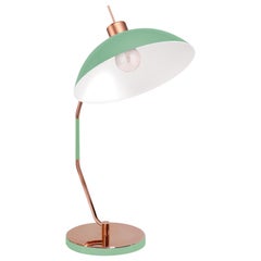 21st Century Noho Table Lamp Clear and Lacquered Glass Shade