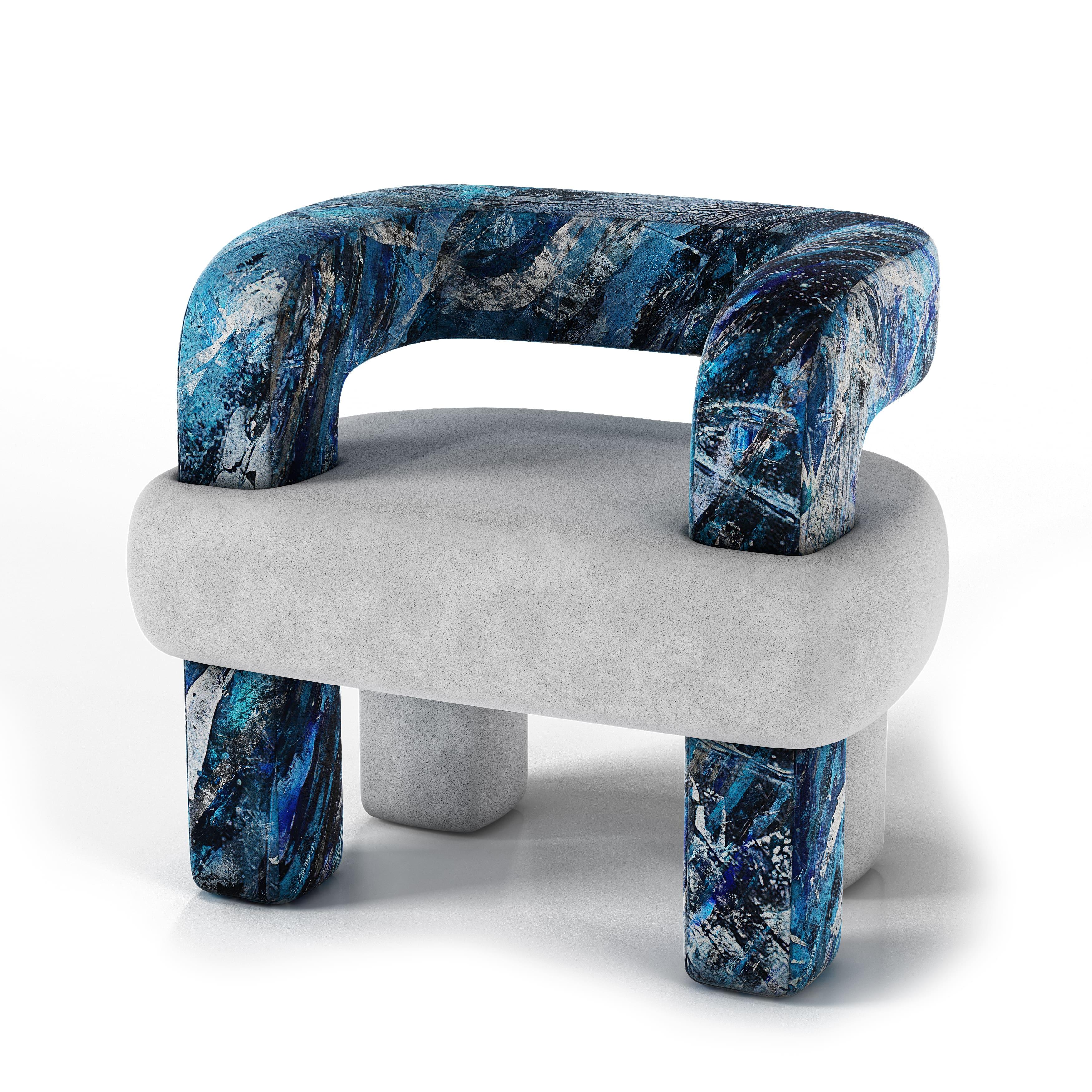 Modern 21st Century Oceano Armchair by Rob Pennino and Joe Fentress For Sale