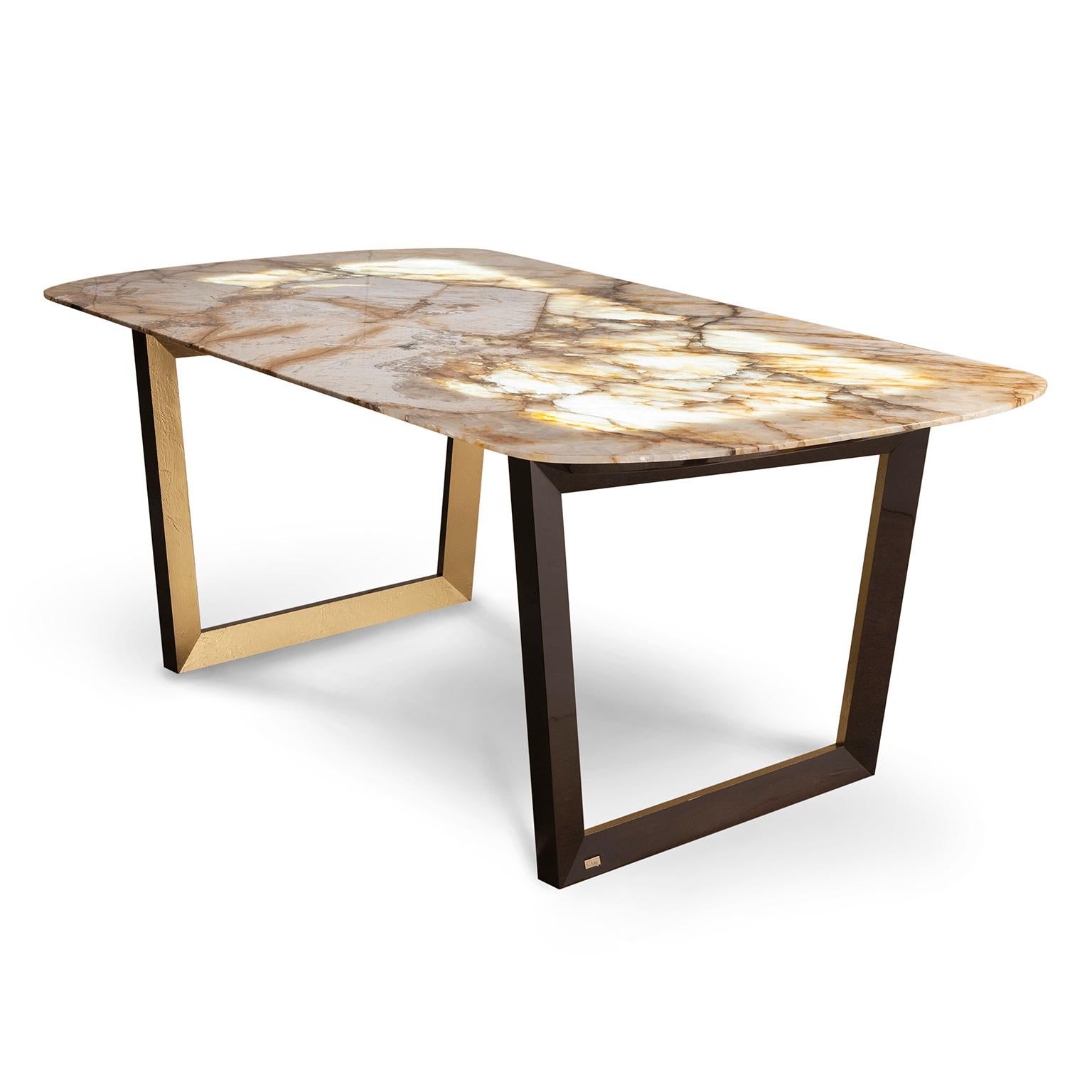 Olisippo Dining Table, Contemporary Collection, Handcrafted in Portugal - Europe by Greenapple.

The Olisippo modern dining table draws inspiration from the ancient history of Lisbon, embodying its architectural essence where stone takes center
