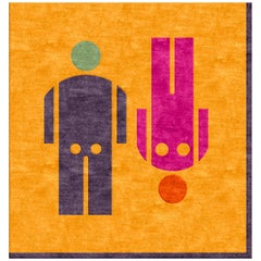 21st Century Orange Violet Pink Mauro Lovi Italian Designer Olivia Toscani's Art