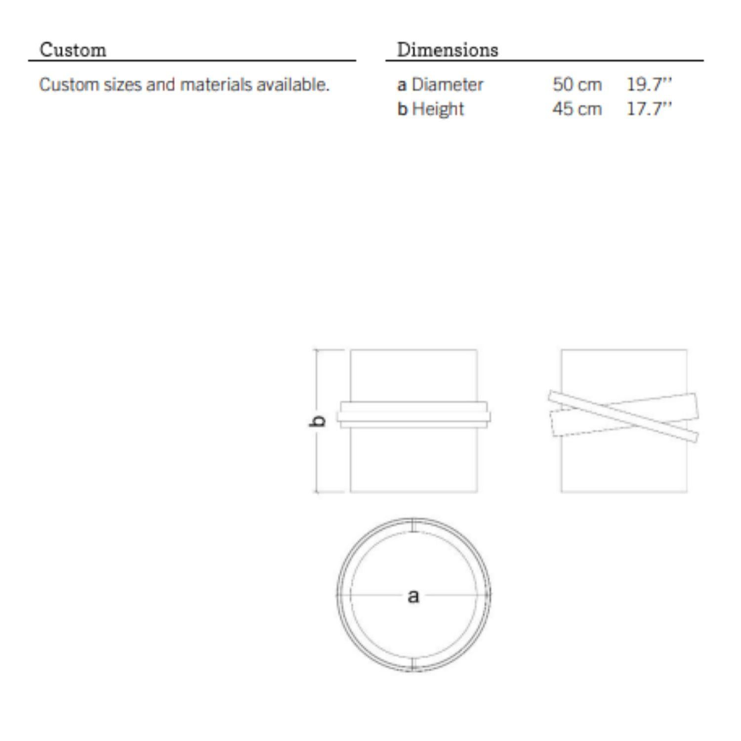 21st Century Orbit Accent Table, Dark Bronze and Polished Brass, by Duistt For Sale 3