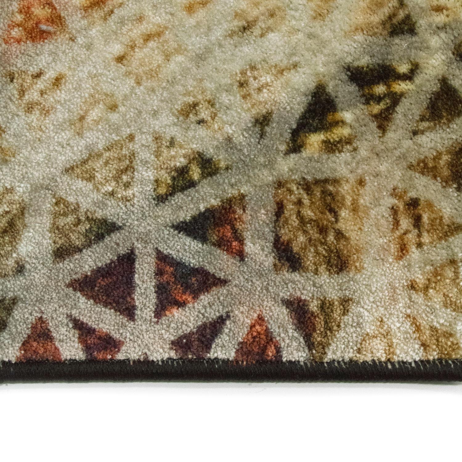 organic shape rug