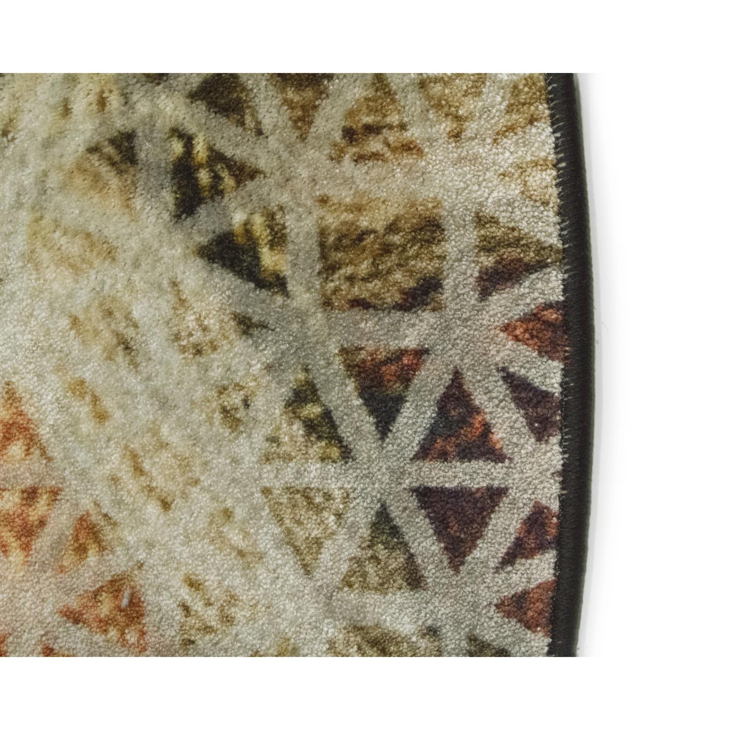 organic shape rug