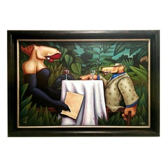 21st Century Original Serigraph on Panel "Last Known Journal Entry" by, Pierson