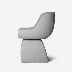 21st Century Oscar Small Dining Chair, in Special Wool Fabric, by Duistt