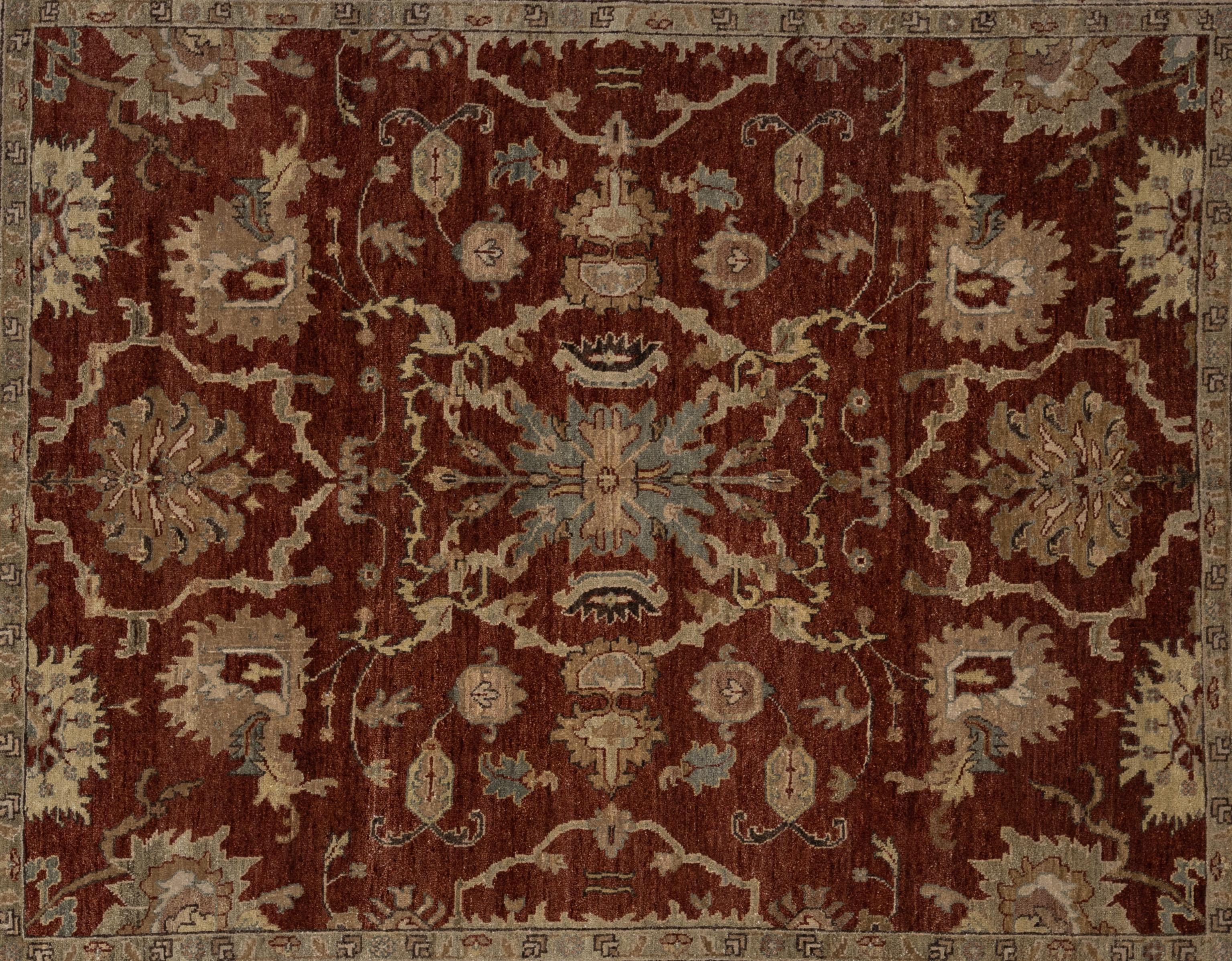 Cet exquis tapis Oushak est une véritable œuvre d'art, habilement tissée à la main par des artisans expérimentés selon des méthodes traditionnelles. Orné de motifs complexes et d'une palette de couleurs douces obtenues à partir de teintures