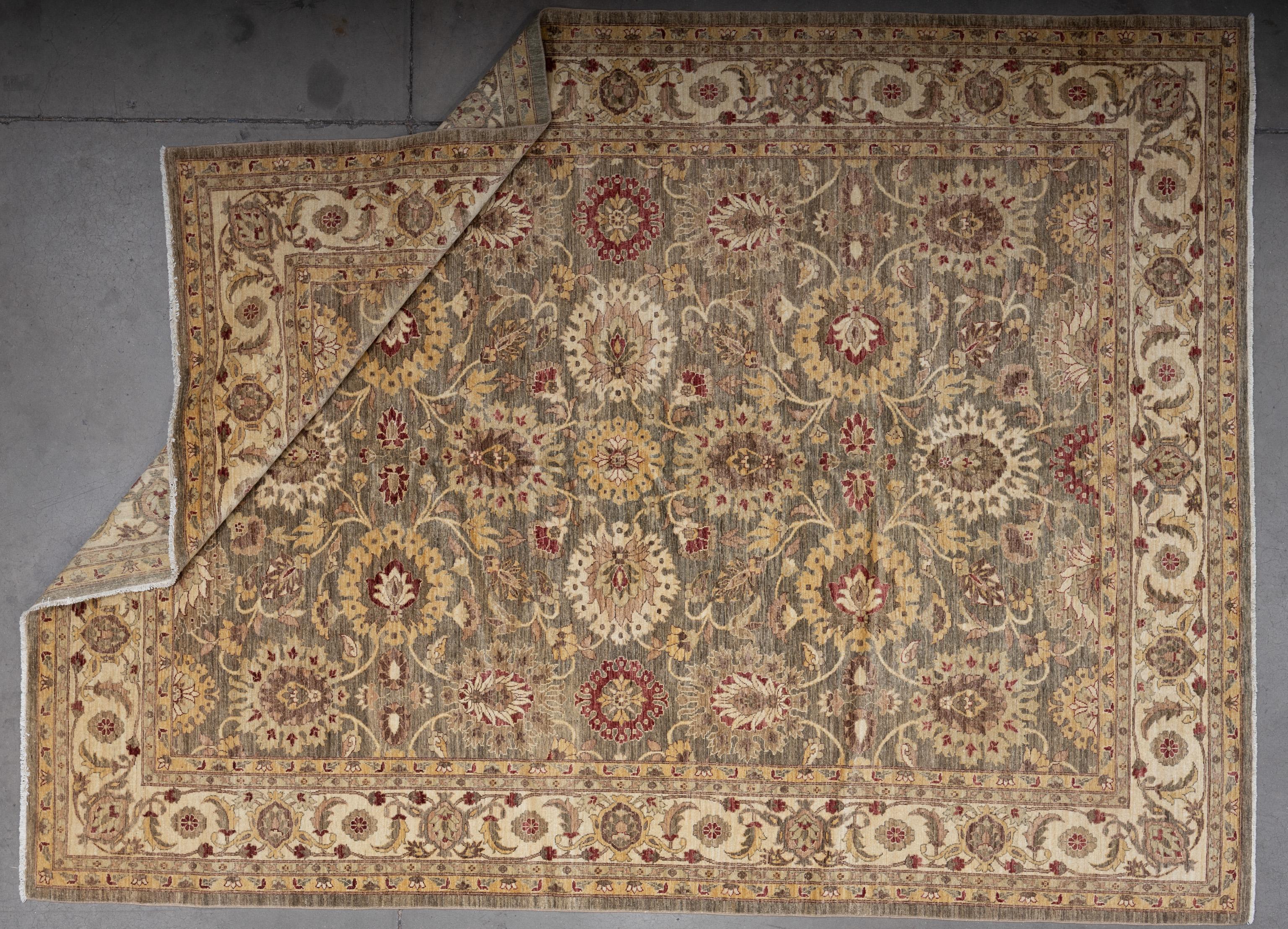 Hand-Woven 21st Century Oushak For Sale