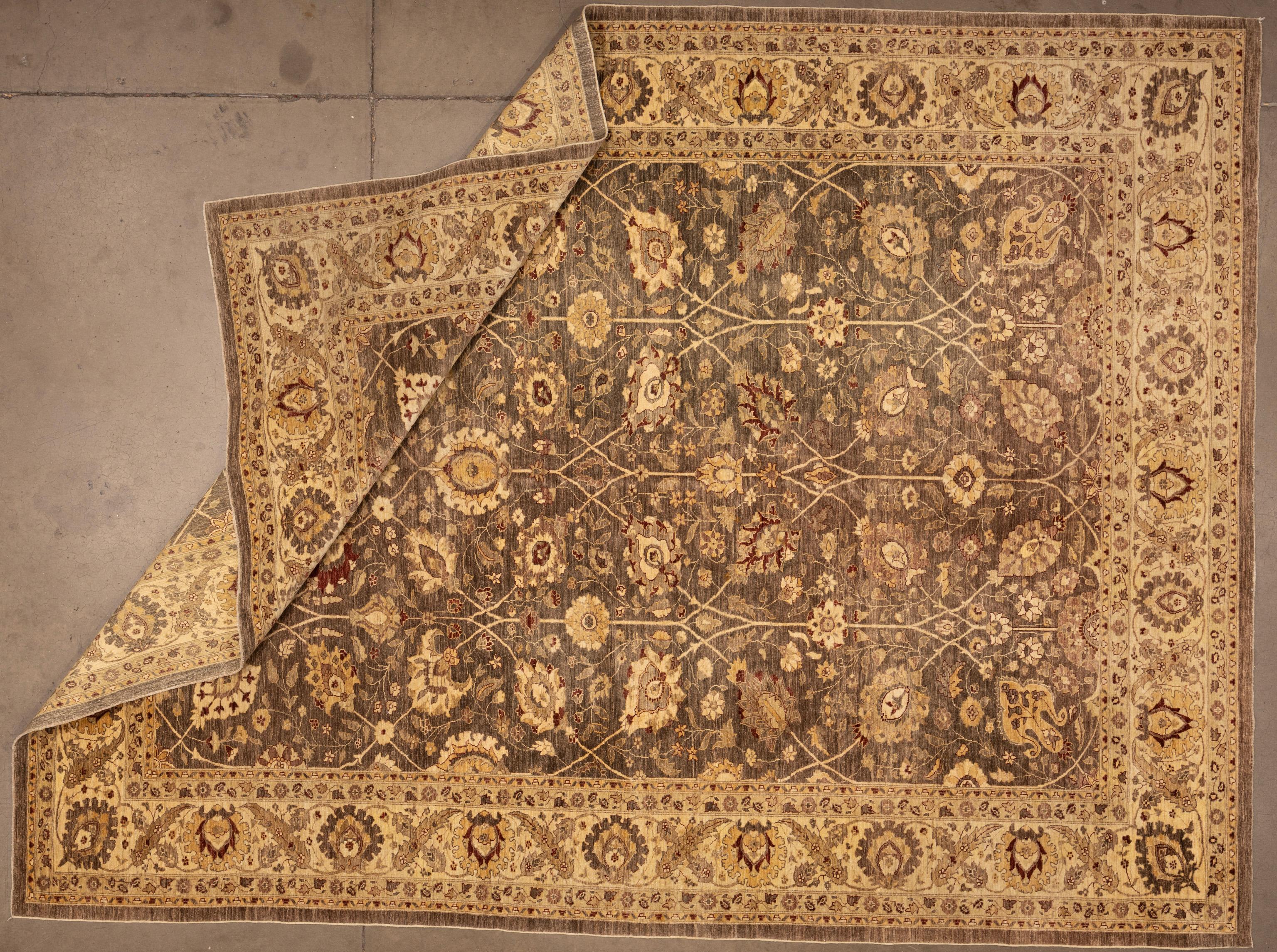 Hand-Woven 21st Century Oushak For Sale