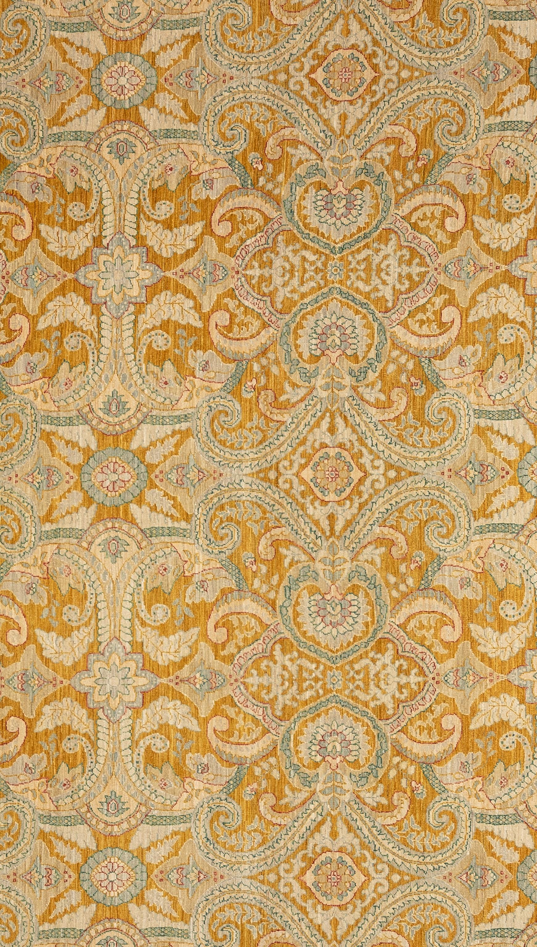 Oushak del siglo XXI Tejido a mano en venta