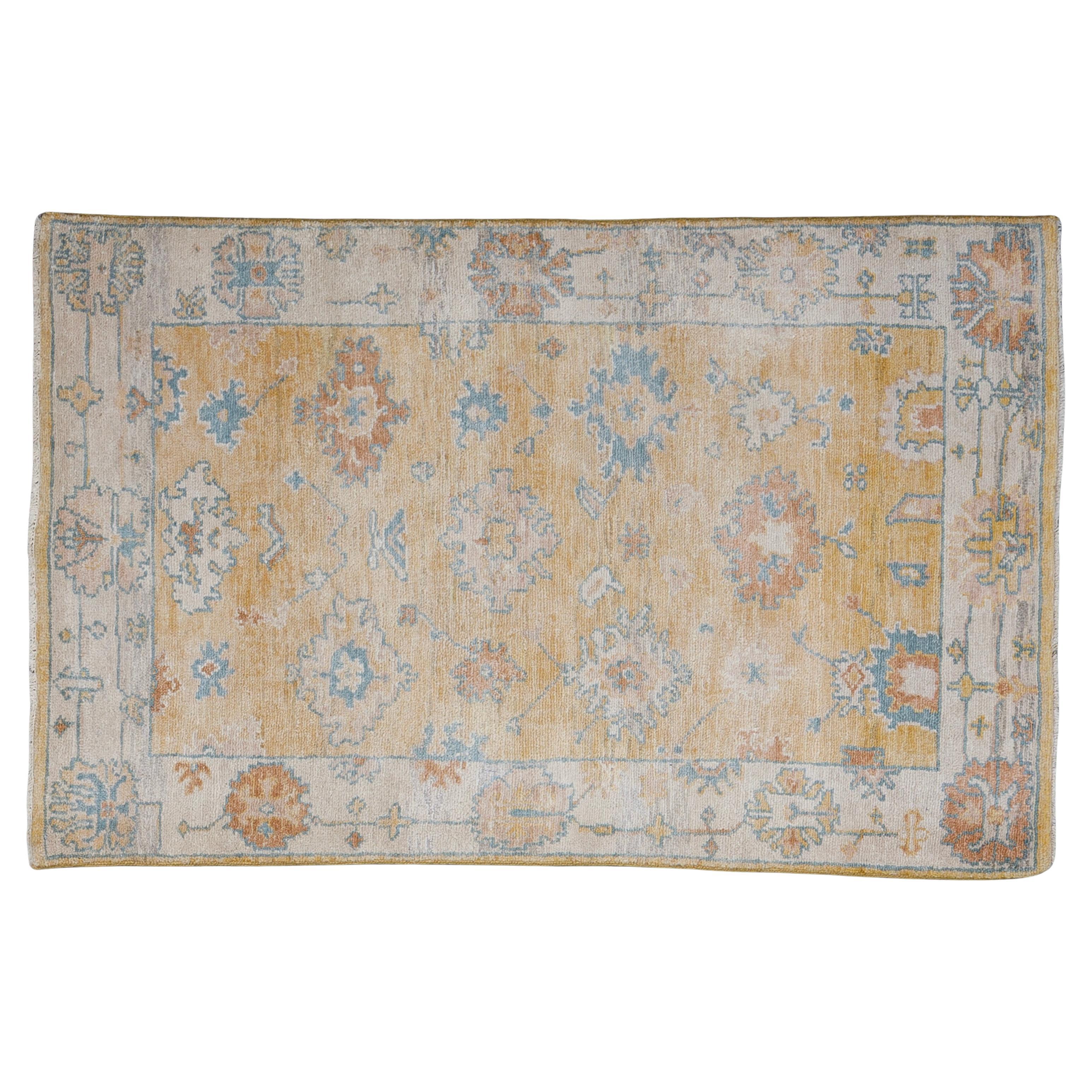 21st Century Oushak Rug For Sale