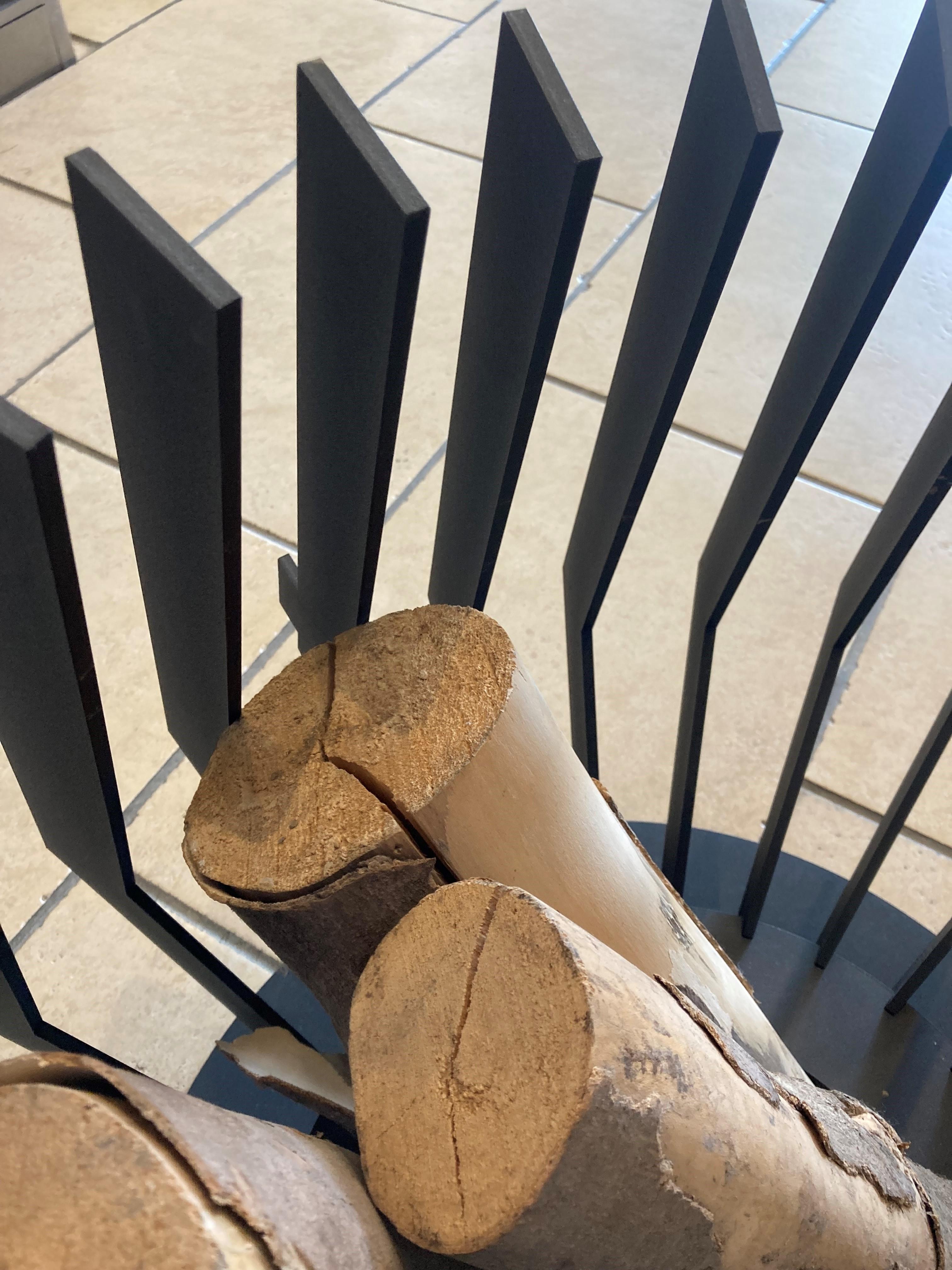 21st Century Outdoor Holz brennende Feuerstelle im Angebot 7