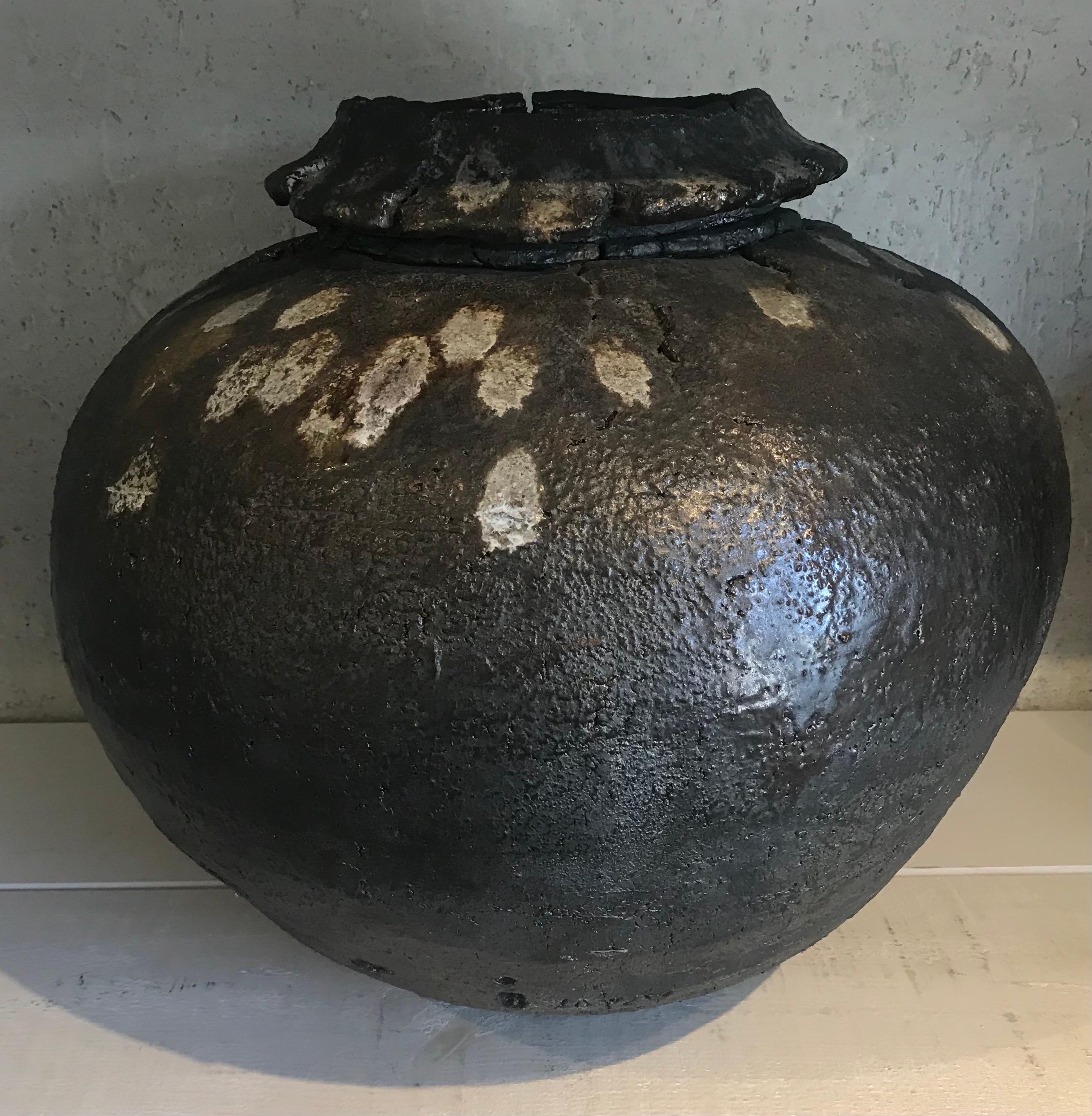 American 21st Century Over-Fired Clay Vessel by Jay Stroman 2  For Sale