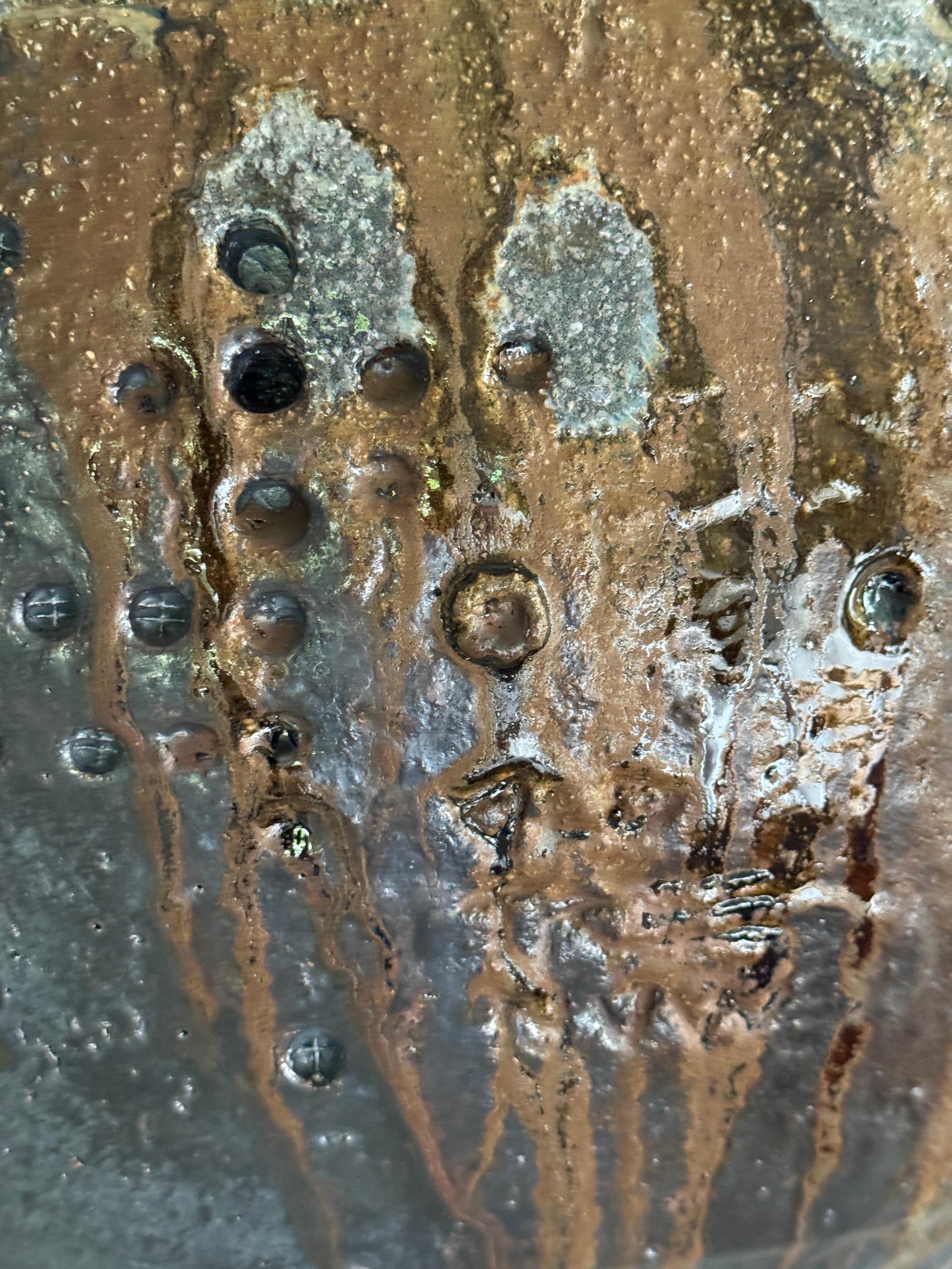 Américain Vase en argile surchargé du 21e siècle par Jay Strommen 2 en vente