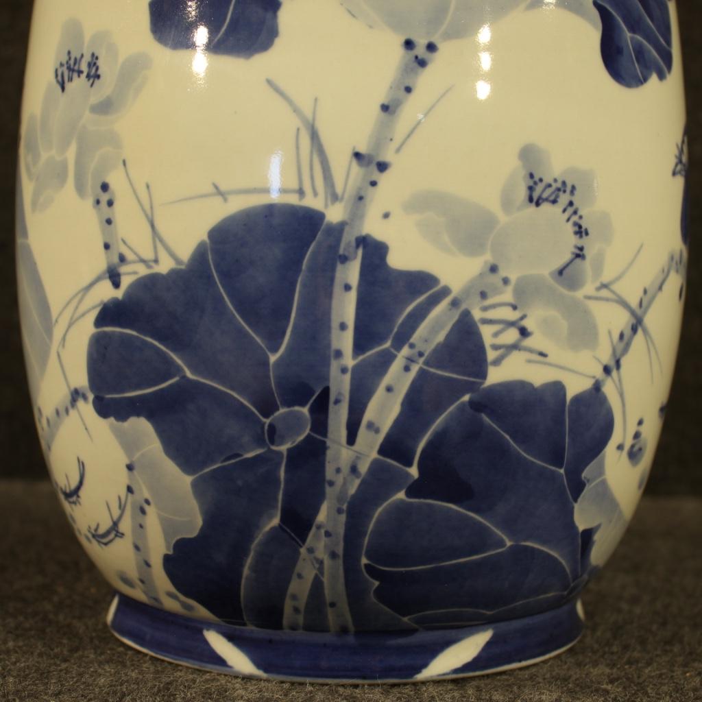 bemalte und glasierte chinesische Keramikvase des 21. Jahrhunderts:: 2000 im Angebot 5