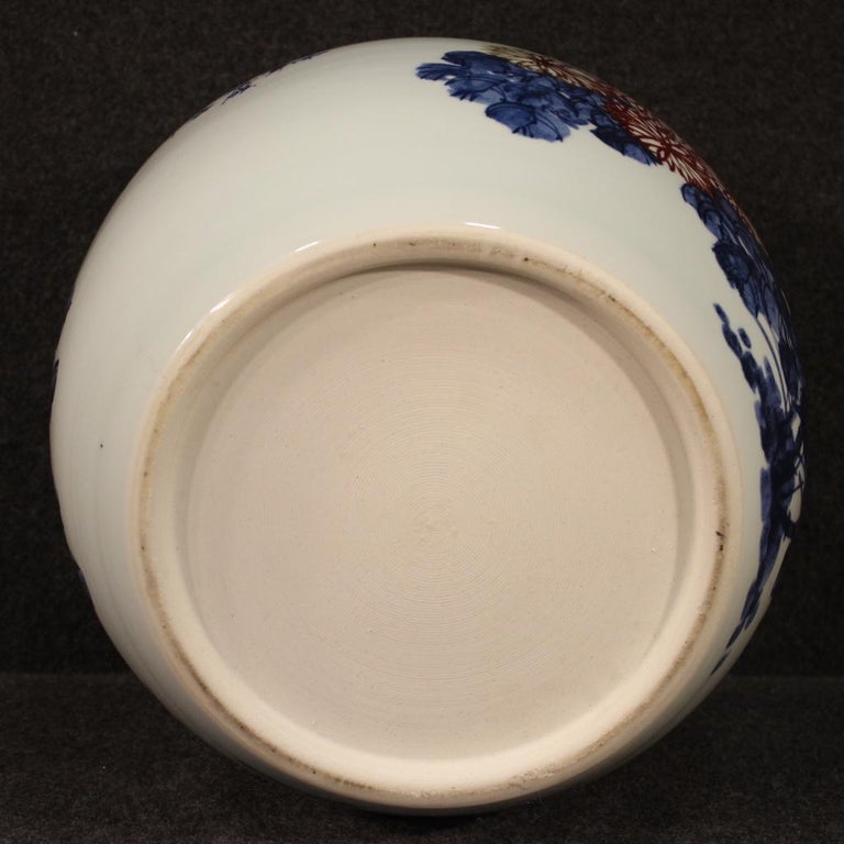 21st Century Painted and Glazed Ceramic Chinese Vase, 2000 For Sale 5