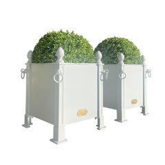 21st Century Pair of Blue Springs French Orangerie Planters
