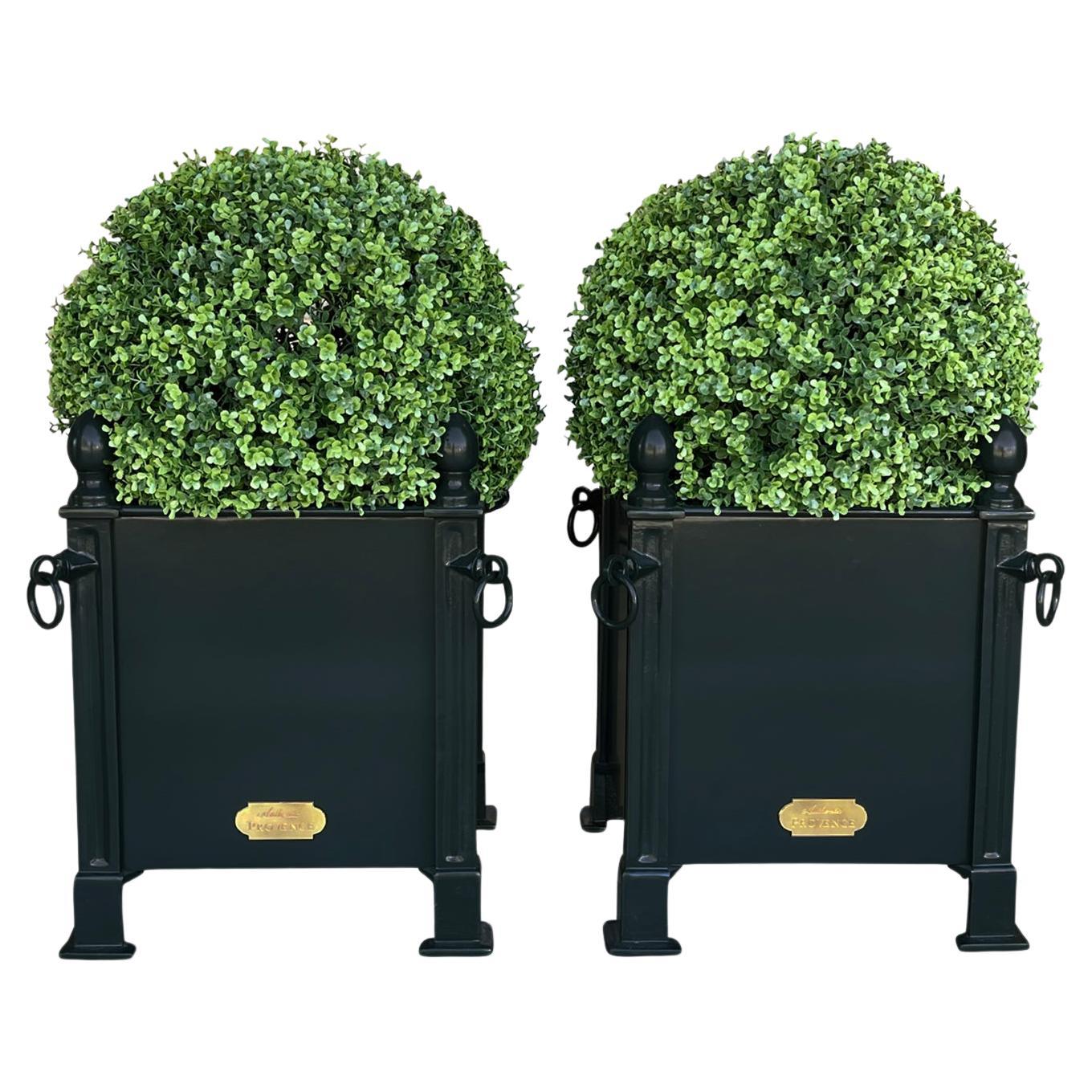 21st Century Pair of French Orangerie Planters For Sale