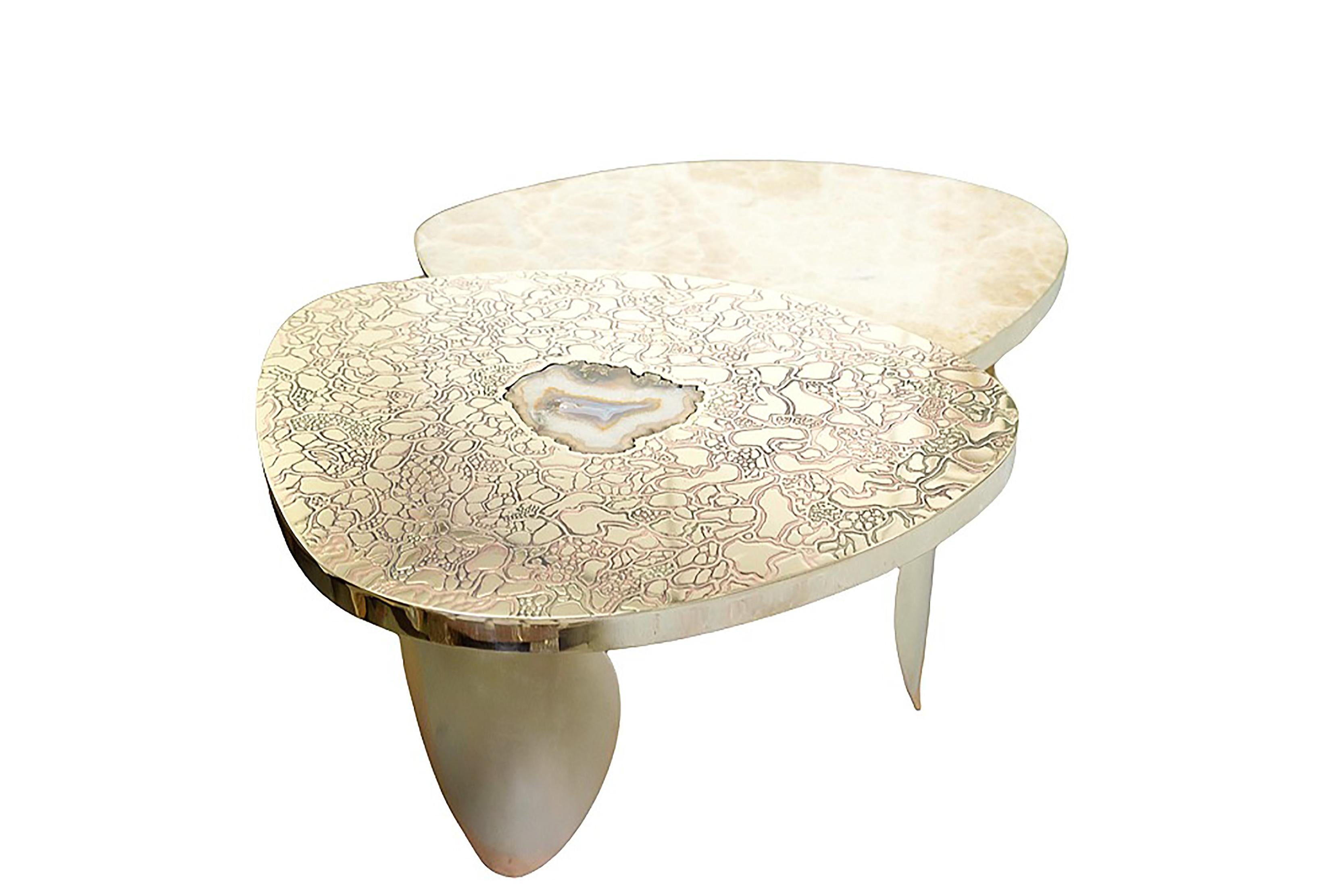21st Century Pair of Table Folium by Jean Arriau In New Condition In Paris, FR